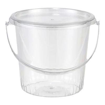 家用带盖透明纯净水储水桶洗澡桶