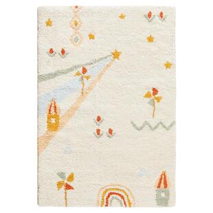 北欧ins风儿童房长方形地毯卧室沙发可爱床边毯 爬行垫茶几毯地垫