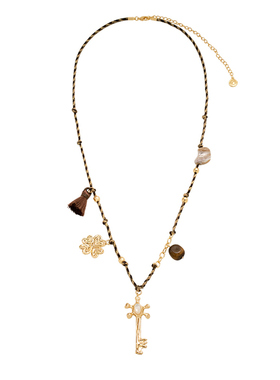 Meililove莓拉逐光密钥编绳项链