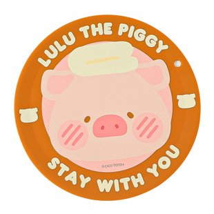 川岛屋&LuLu猪联名 硅胶隔热垫耐高温餐桌垫锅垫碗垫茶杯垫水杯垫