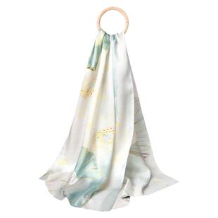 织锦楼春夏新款100%桑蚕丝丝巾围脖女围巾时尚搭配真丝丝巾送礼品