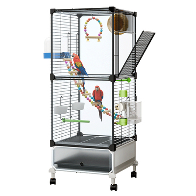 【安吉派特】鸟笼鹦鹉笼防溅洒