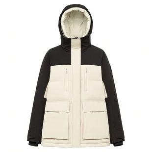 波司登奥莱冬季短款连帽羽绒服男女同款连帽工装加厚情侣防风保暖