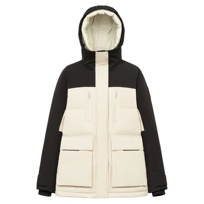 波司登短款连帽羽绒服男女同款