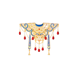 故宫淘宝|珠翠旗头云肩冰箱贴博物馆文创北京纪念品礼物伴手礼