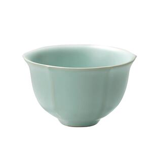 汝窑主人杯景德镇功夫茶品茗杯单杯薄胎手工汝瓷茶盏青瓷开片可养