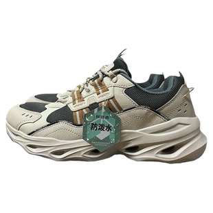 探路者休闲鞋男秋冬户外防滑徒步鞋耐磨防泼水轻量男款增高运动鞋