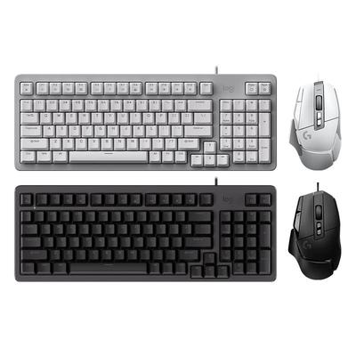 罗技K848机械键盘有线键鼠套装G502鼠标电竞游戏K845笔记本G102
