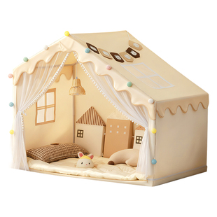 科乐熊儿童帐篷室内女孩公主屋城堡房宝宝游戏屋玩具女童秘密基地