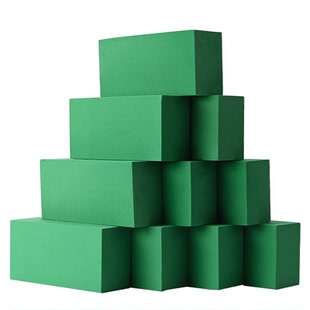 流星雨鲜花泥花泥块泥砖干花插花泥花束包装底座花艺包花材料资材