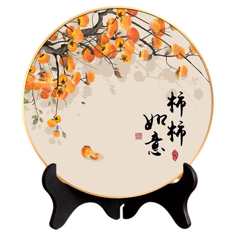 2026新款创意柿柿如意摆件