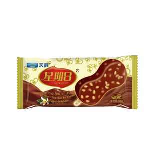 天淇星期八巧克力口味雪糕童年怀旧雪糕网红冰淇淋甜品冻品批发