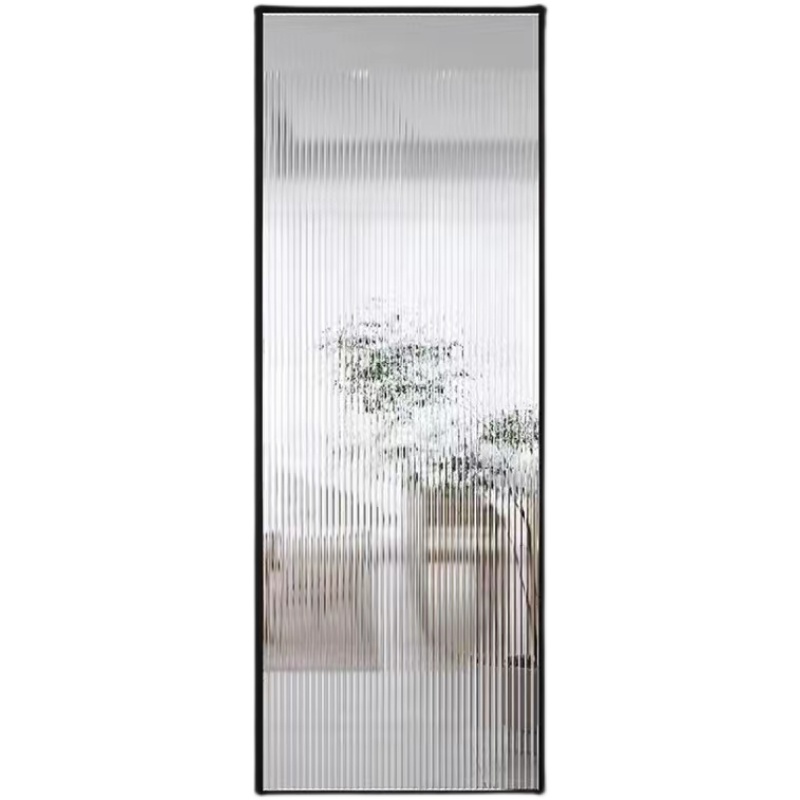 现代简约长虹玻璃隔断入户玄关客厅餐厅轻奢铁艺不锈钢屏风定制