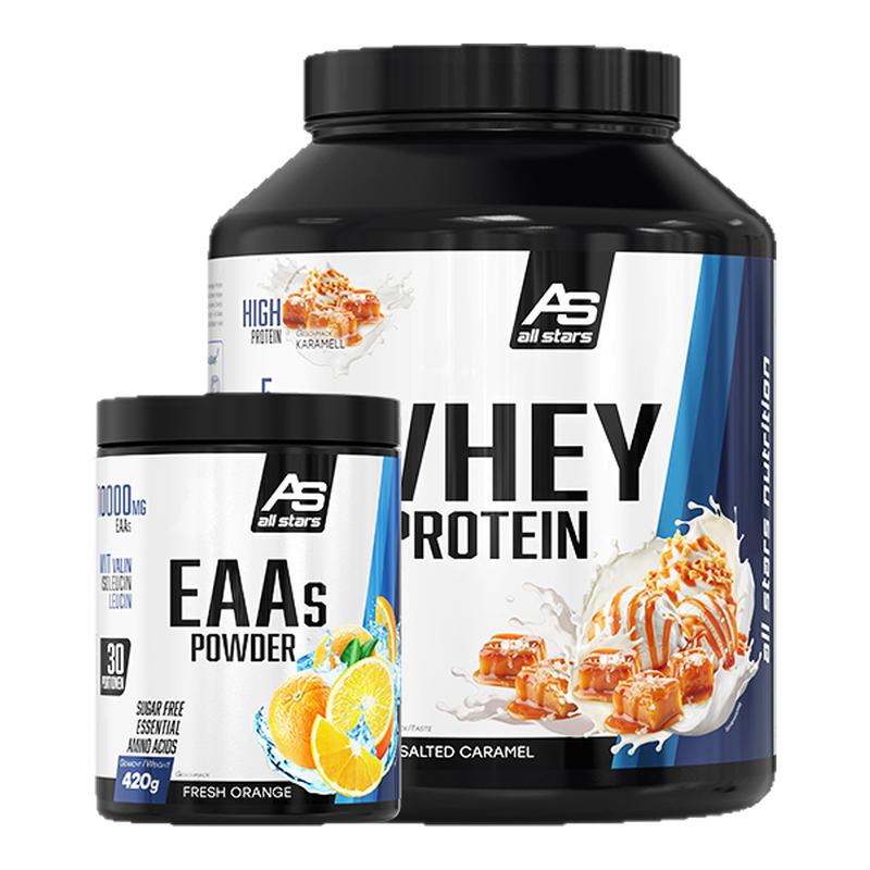 allstars双效乳清2000g增肌塑形增重Whey运动健身乳清蛋白粉德国