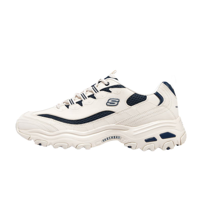 SKECHERS斯凯奇男春夏款运动网面厚底复古熊猫鞋老爹鞋894193