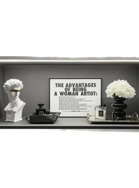 简约样板间玄关桌面家居摆件饰品