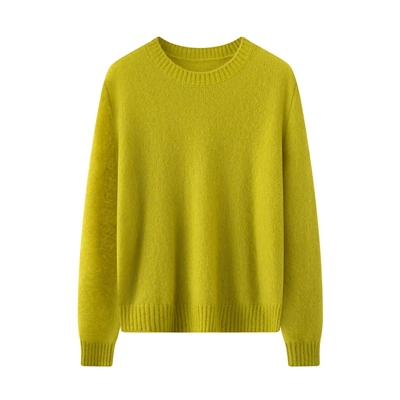 臻丨康宝莱真丝羊绒 奢侈空气感丝羊绒针织软糯毛衣女上衣松弛感