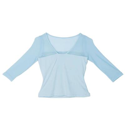 笛雀儿中国舞蹈网纱上衣成人女