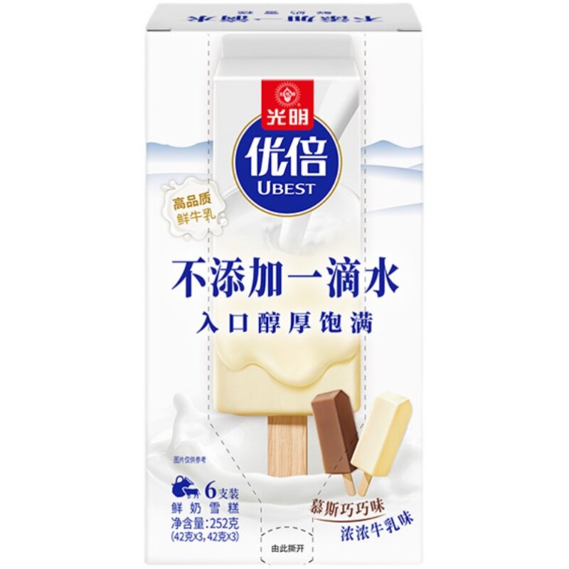 光明优倍鲜奶慕斯雪糕