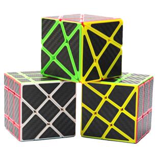 泛新碳纤维风火轮魔方移棱变幻金刚三阶异形3阶专业儿童益智玩具