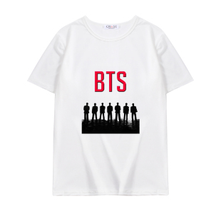 防弹少年团BTS周边同款短袖T恤2026新款上衣服应援男女休闲夏定制