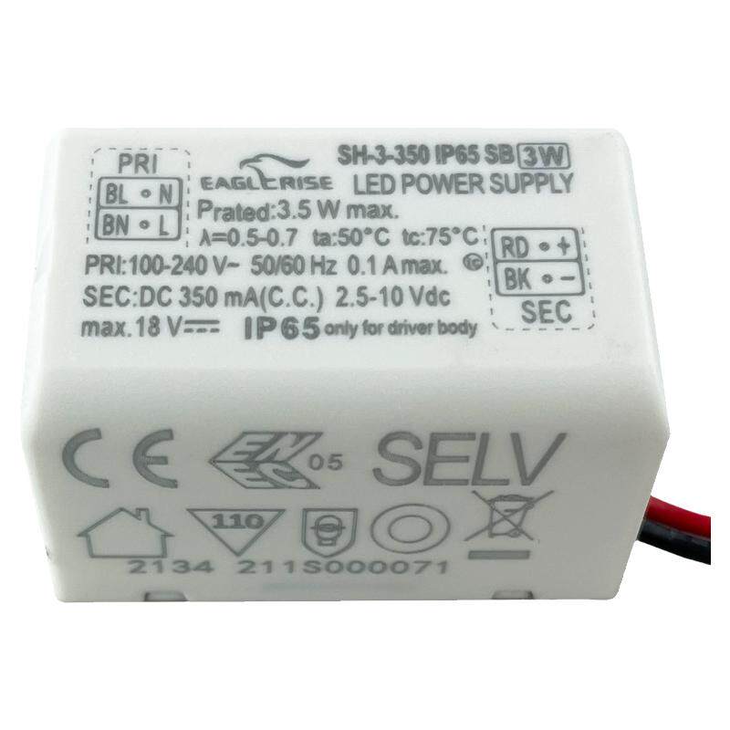 伊戈尔LED驱动电源3W350MA防水6W