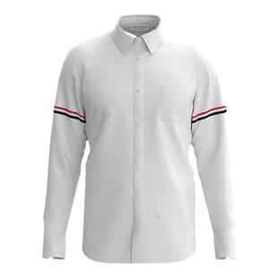 【官方正品】TB衬衫经典白色男女情侣款tb长袖休闲时尚网红款纯棉