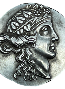 酒神狄奥尼索斯银币纯银吊坠情侣