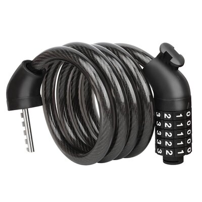 自行车密码锁防盗锁山地车锁电动车车锁钢丝锁骑行装备固定加粗