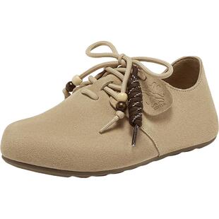 百思图2025秋季新款商场同款勃肯鞋时尚复古休闲女单鞋B9052CM5