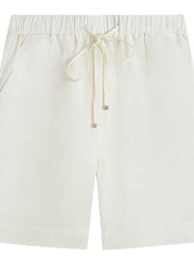 GANT/甘特女士简约显瘦亚麻短裤