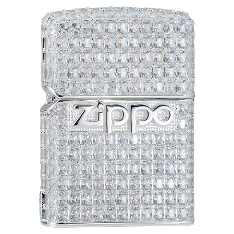 ZIPPO正品打火机满钻星辰V&G系列送男朋友七夕情人节礼物防风煤油