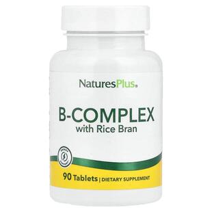 NaturesPlus,复合维生素B，含有米糠，90 片