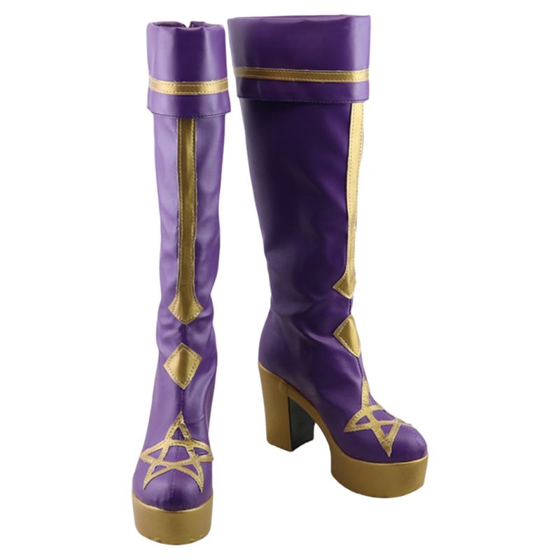 王者荣耀 明世隐皮肤 占星师cos鞋 动漫Cosplay靴子定制
