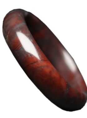 天然名族女款玉石鸡血玉手镯特价