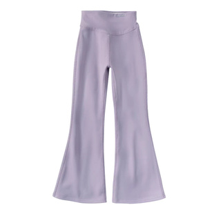 女童加绒喇叭裤2025冬季新款儿童加厚鲨鱼裤中大童微喇打底裤a类