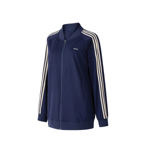 gymna复古运动外套学院中长款显瘦拉链上衣女休闲训练棒球服新款