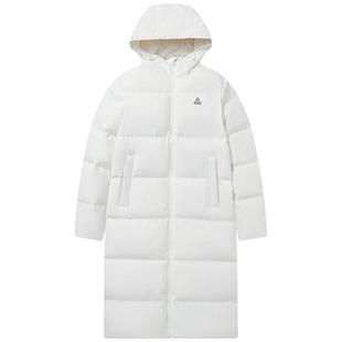匹克驭雪羽绒服 |三防长款男女防泼水冬新款休闲连帽运动外套保暖