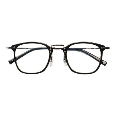 日本手造中金纯钛超轻黑眼镜架