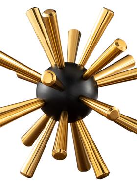 简约北欧办公室家居桌面水晶摆件房间客厅海胆装饰品创意送人礼品