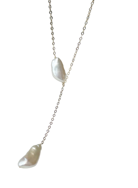 douxair原创天然珍珠潮y型巴洛克