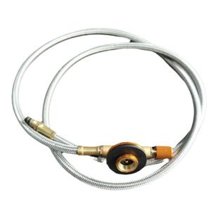 户外气炉连接管 露营野餐高山气罐猛火炉专用 炉具配件双头连接线