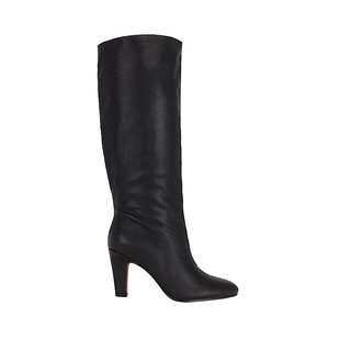 [夏季新品]Steve Madden RIZK长靴子黑色高跟及膝靴女款REVOLVE