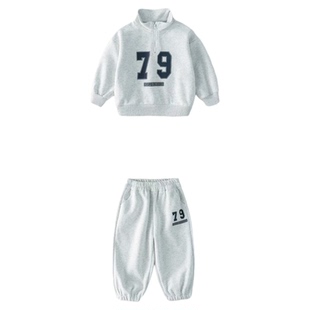 男童套装2026春装新款儿童春秋款运动潮帅气时髦男孩春季炸街衣服