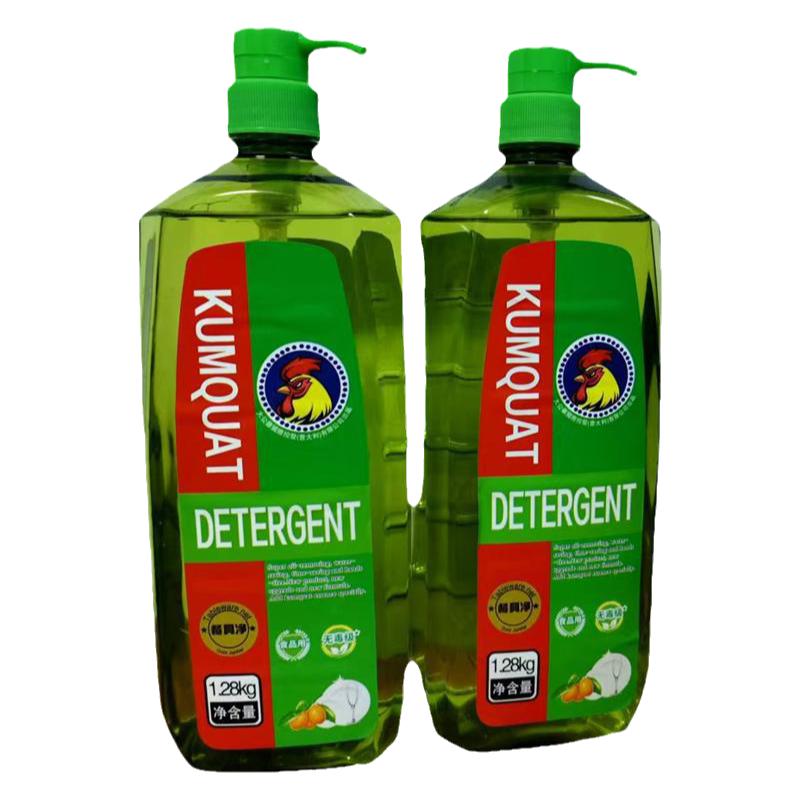 粤涤大公鸡洗洁精大瓶去油去污去农残浓缩配方易漂易洗无残留正品