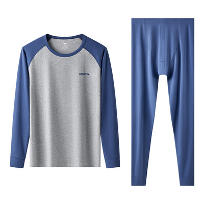 猫人a类纯棉初高中生秋衣秋裤