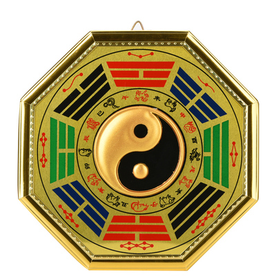门口挂件九宫八卦镜家用