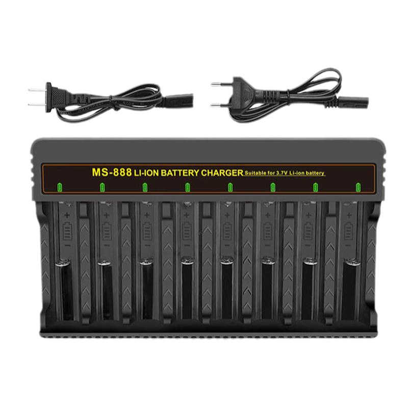 新款21700锂电池充电器18650大容量快充26800充电器3.7V~4.2V通用