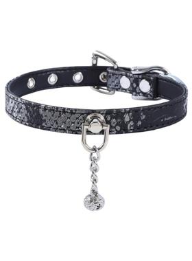 皮革项圈pu黑色原创设计朋友项链