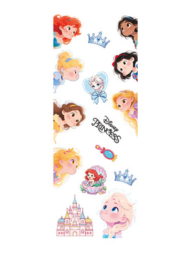 迪士尼游轮门贴磁吸美人鱼爱丽儿装饰冰箱贴Disney游轮卡通小礼物